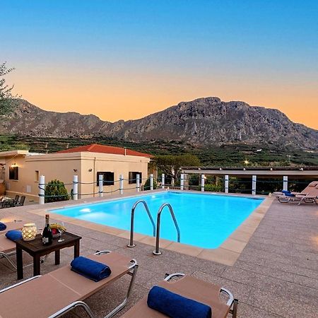 Cretan Kera Villa Heated Pool Exterior foto