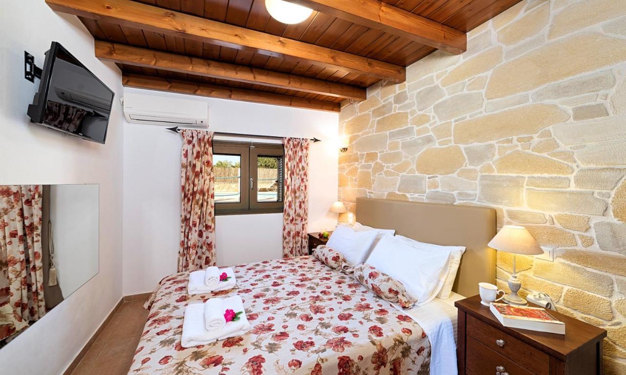 Cretan Kera Villa Heated Pool Exterior foto