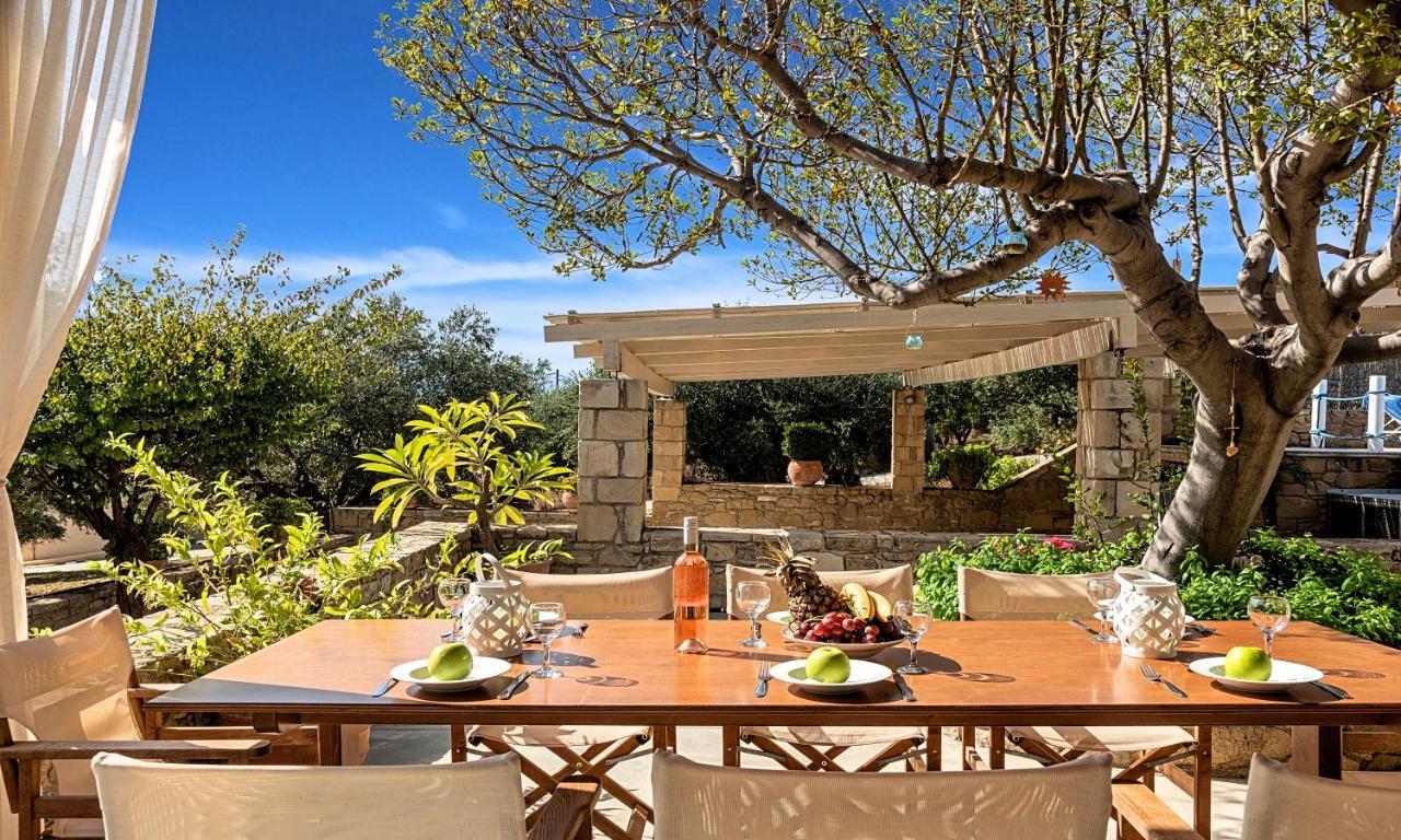 Cretan Kera Villa Heated Pool Exterior foto